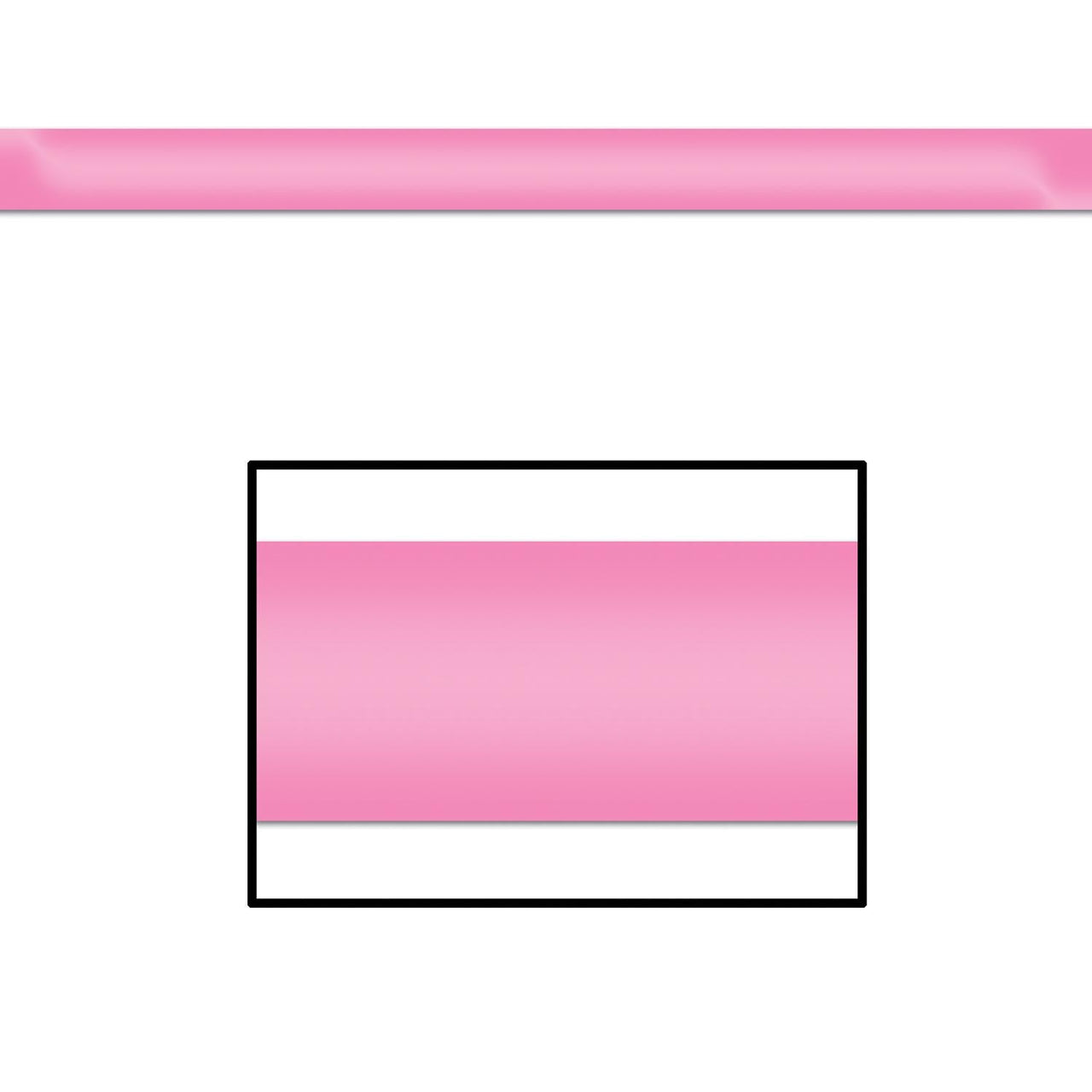 Gleam 'N Party Streamer - pink - plastic - Bulk 12 Pack