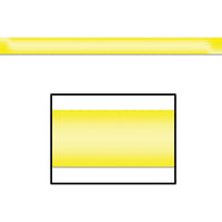 Gleam 'N Party Streamer - yellow - plastic - Bulk 12 Pack