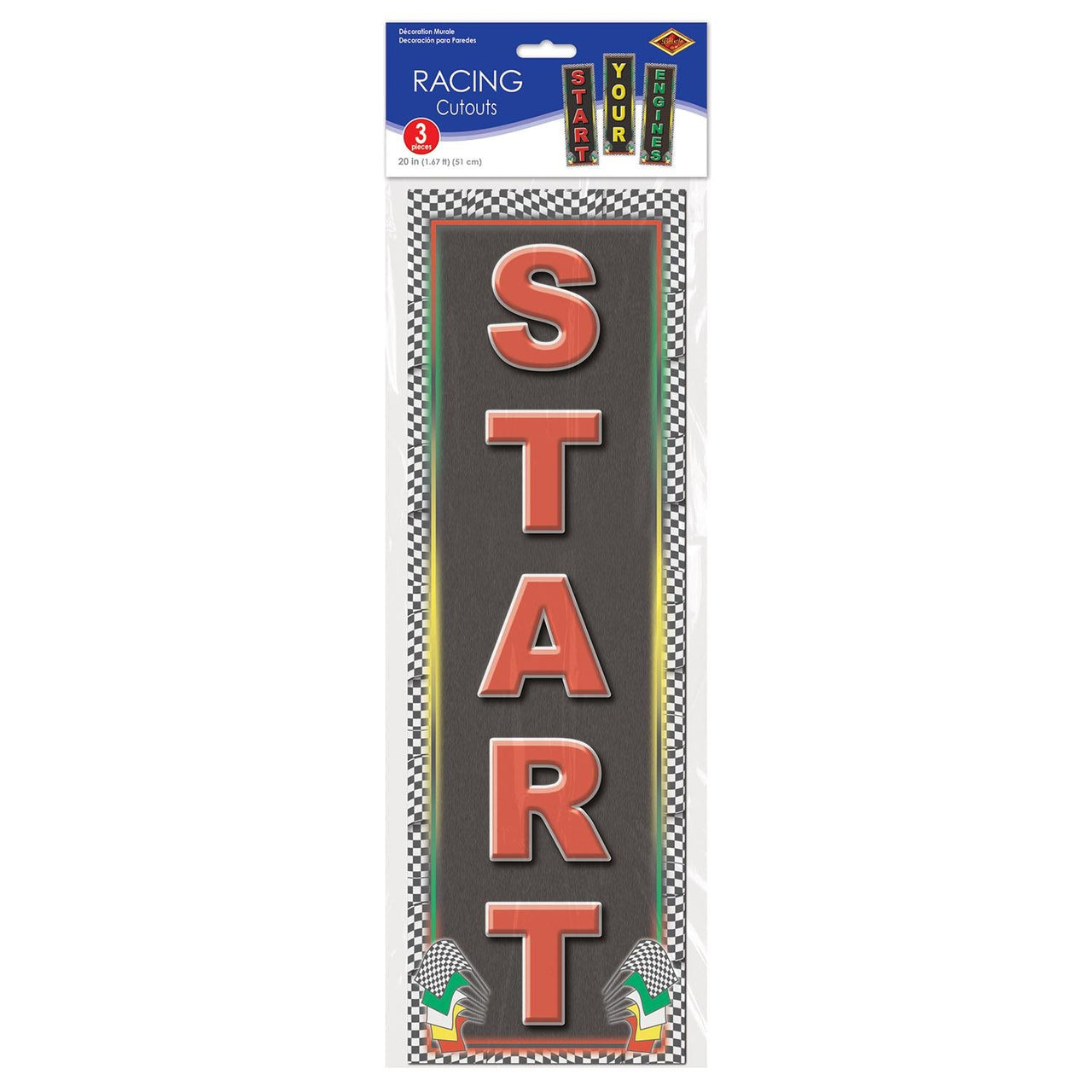 Bulk Racing Cutouts (Case of 36) by Beistle