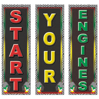 Racing Party Cutouts - Bulk 36 Pack