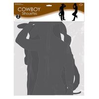 Bulk Cowboy Silhouettes (Case of 24) by Beistle
