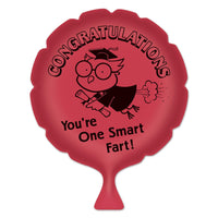 You're One Smart Fart! Graduation Party Whoopee Cushion - Bulk 6 Pack