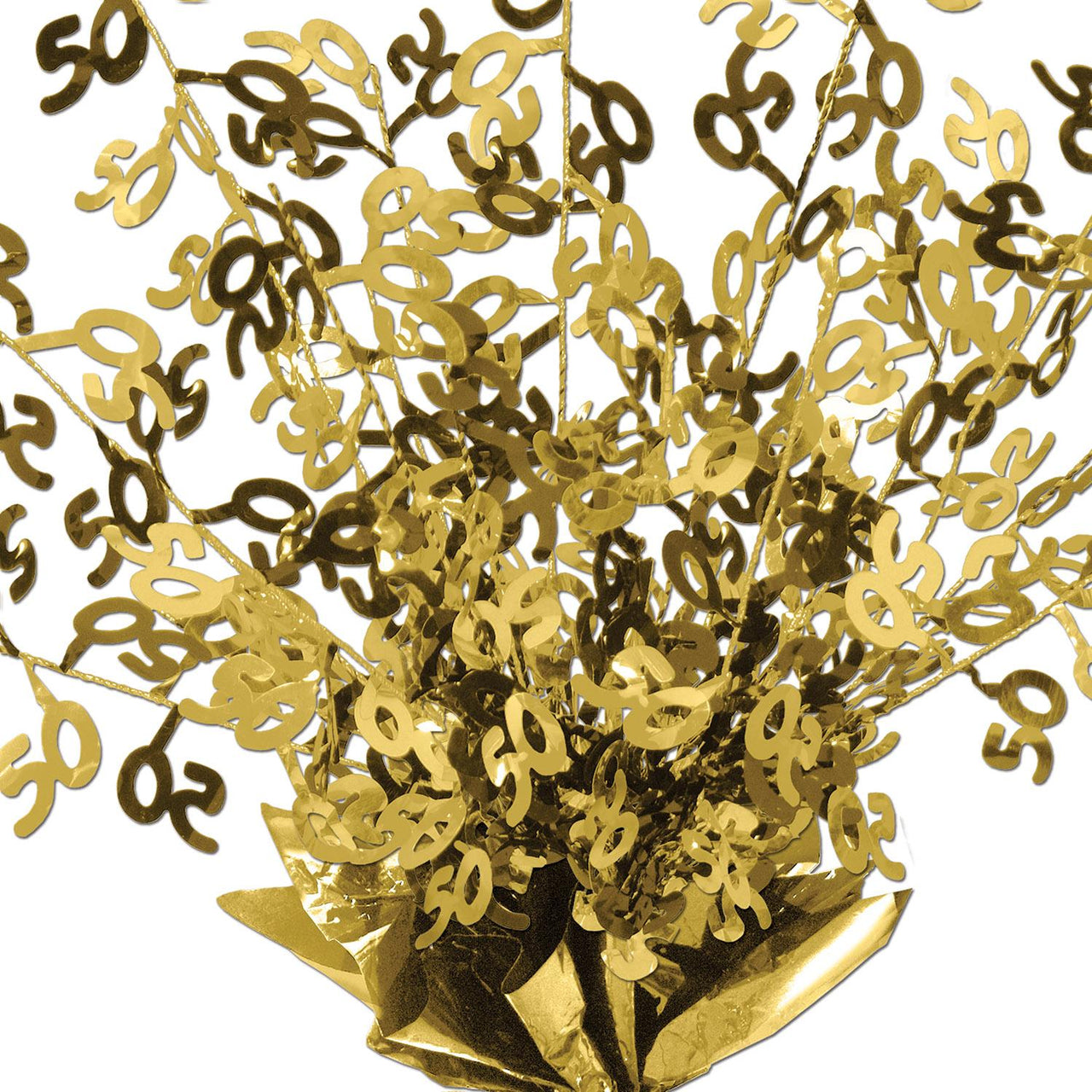 Bulk 50 Gleam 'N Burst Centerpiece (Case of 12) by Beistle