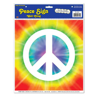 Peace Sign Party Peel 'N Place Clings - Bulk/12 Clings