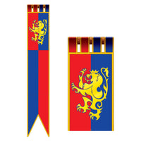 Jointed Medieval Pull-Down Party Cutout - Bulk 12 Pack