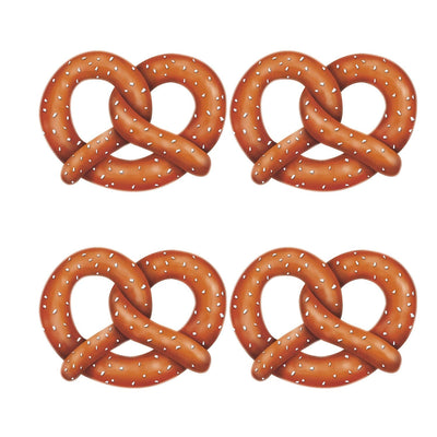 Oktoberfest Pretzel Cutout Decorations - Bulk 48 Pack