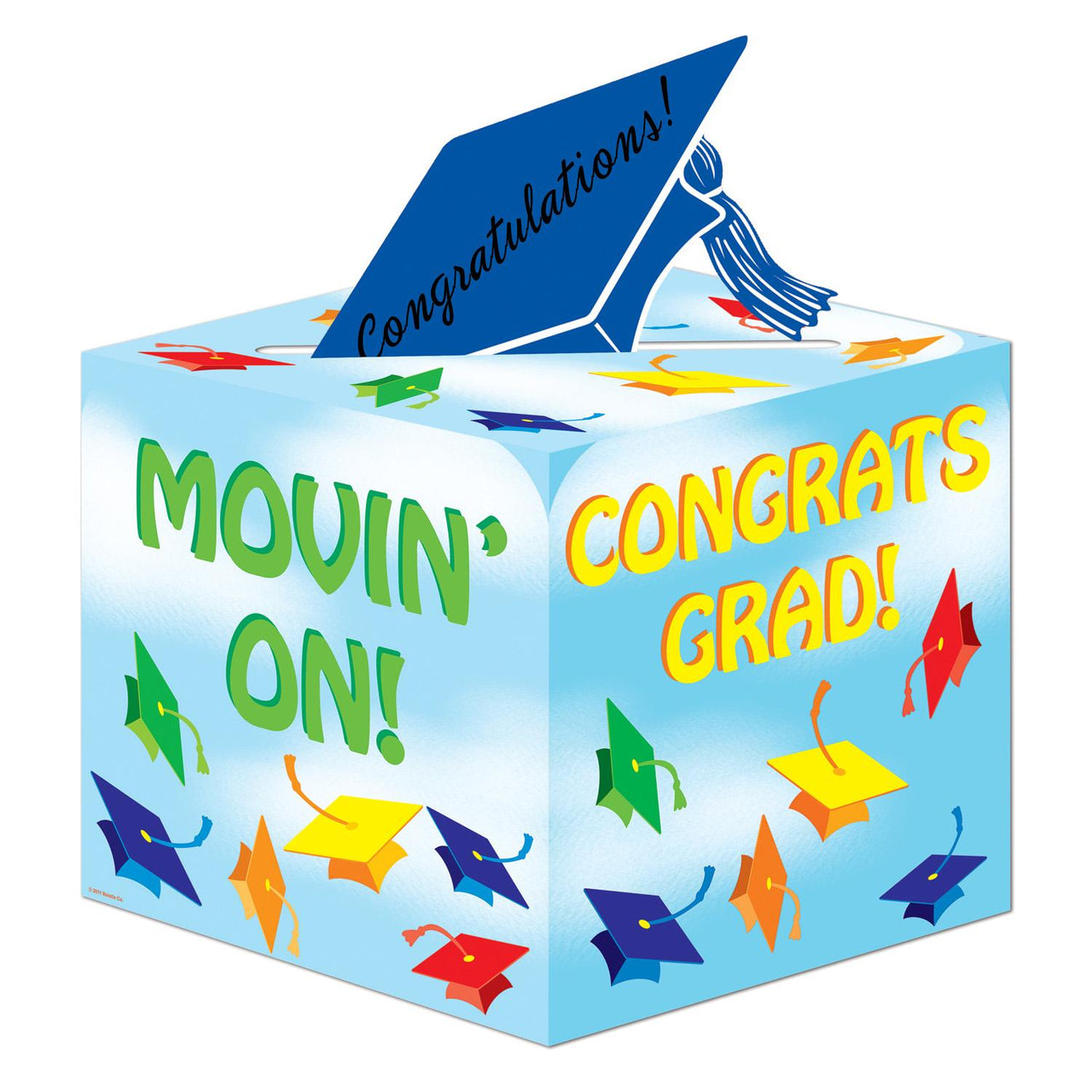 card box grad party Bulk 6 Pack Graduation Party Card Box