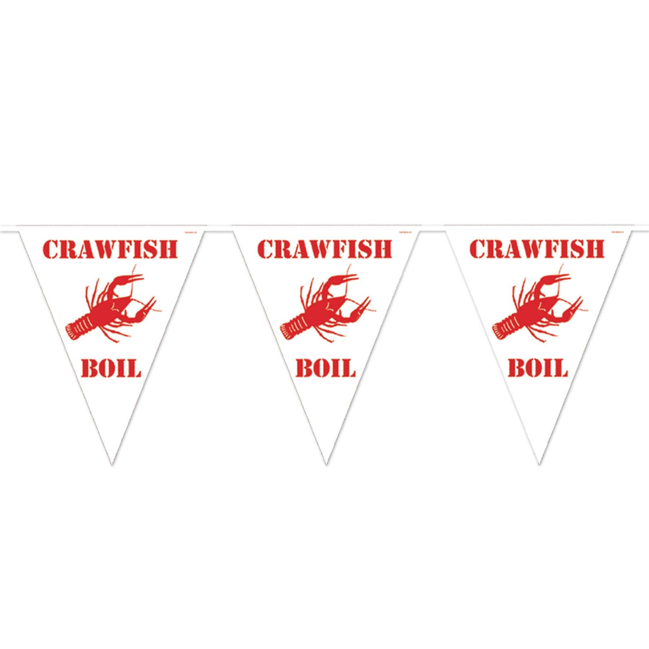 Crawfish Boil Pennant Banner
