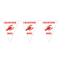 Crawfish Boil Pennant Banner