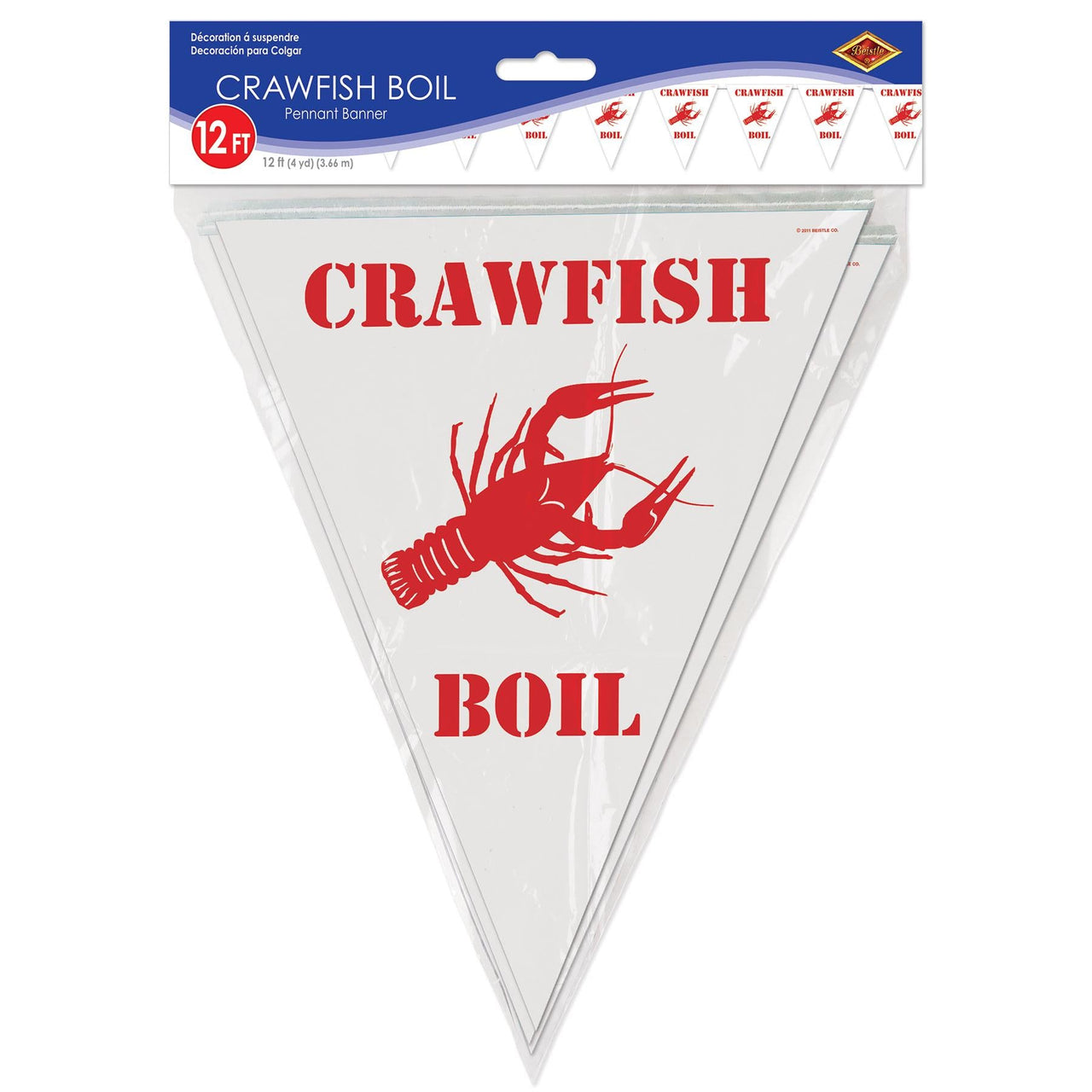 Crawfish Boil Pennant Banner