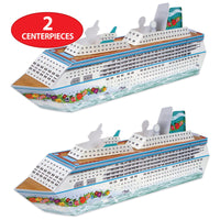 Bulk Cruise Ship Centerpiece (Case of 12) by Beistle