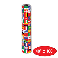 International FlagTable Roll