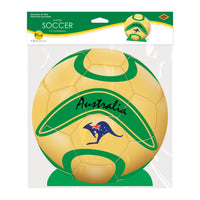 12 Pack Bulk Soccer Australia 3D Centerpiece Sports Party Decor