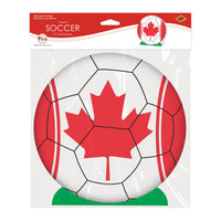 12 Pack Bulk Canadian Soccer 3D Centerpiece 9.25 inch Sports Decor