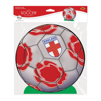 12 Pack Bulk England Soccer 3D Centerpiece 9.25 inch Sports Decoration