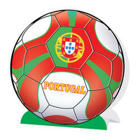 Portugal Soccer Centerpiece - 9.25