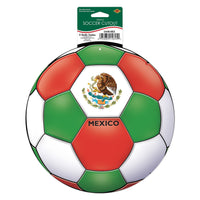 12 Pack Bulk Mexico Soccer Cutout 10 Inch Double-Sided Decoration