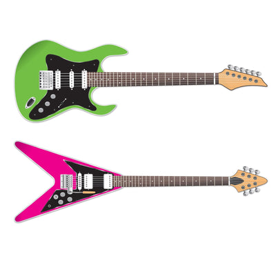 Guitar Party Cutouts - Bulk 24 Pack