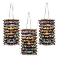 Luau Party Tiki Paper Lanterns - Bulk 18 Pack