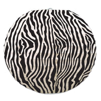 Zebra Print Party Paper Lanterns - black/white - Bulk 18 Pack