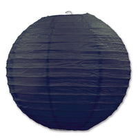 Party Paper Lanterns black - Bulk 18 Pack