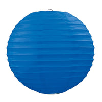 Party Paper Lanterns blue - Bulk 18 Pack