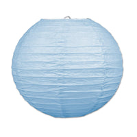 Party Paper Lanterns Light blue - Bulk 18 Pack