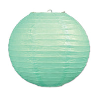 Party Paper Lanterns mint green - Bulk 18 Pack