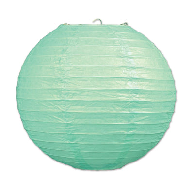 Party Paper Lanterns mint green - Bulk 18 Pack
