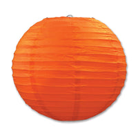 Party Paper Lanterns orange - Bulk 18 Pack