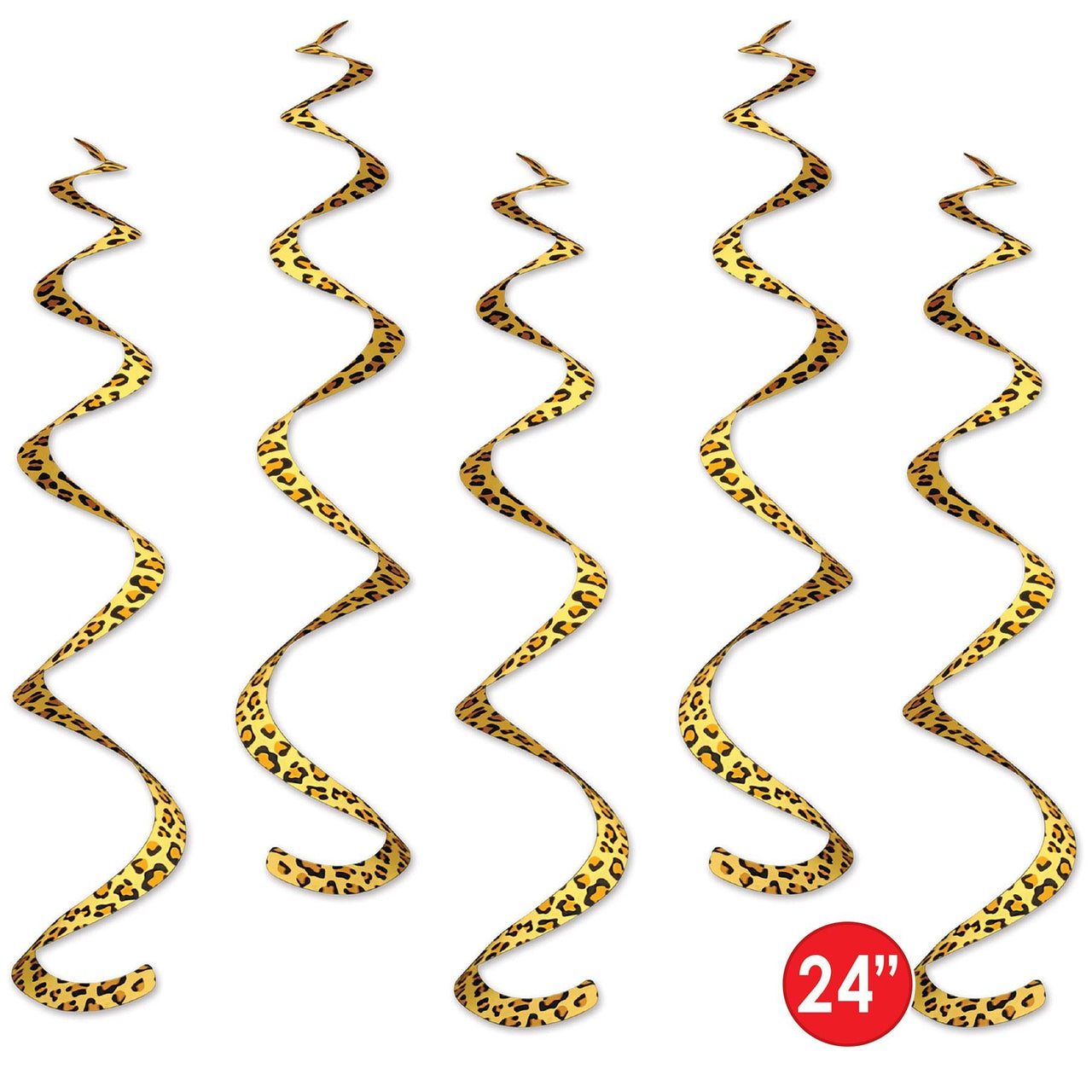 Printed Leopard Print Whirls