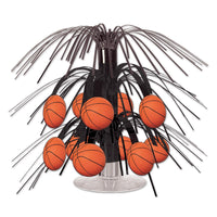 Basketball Mini Party Cascade Centerpiece - Bulk 12 Pack
