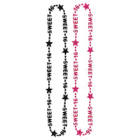 Sweet 16 Birthday Party Bead Necklaces - Bulk 24 Pack