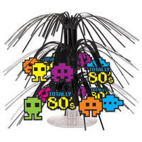 80's Mini Cascade Party Centerpiece - Bulk 12 Pack