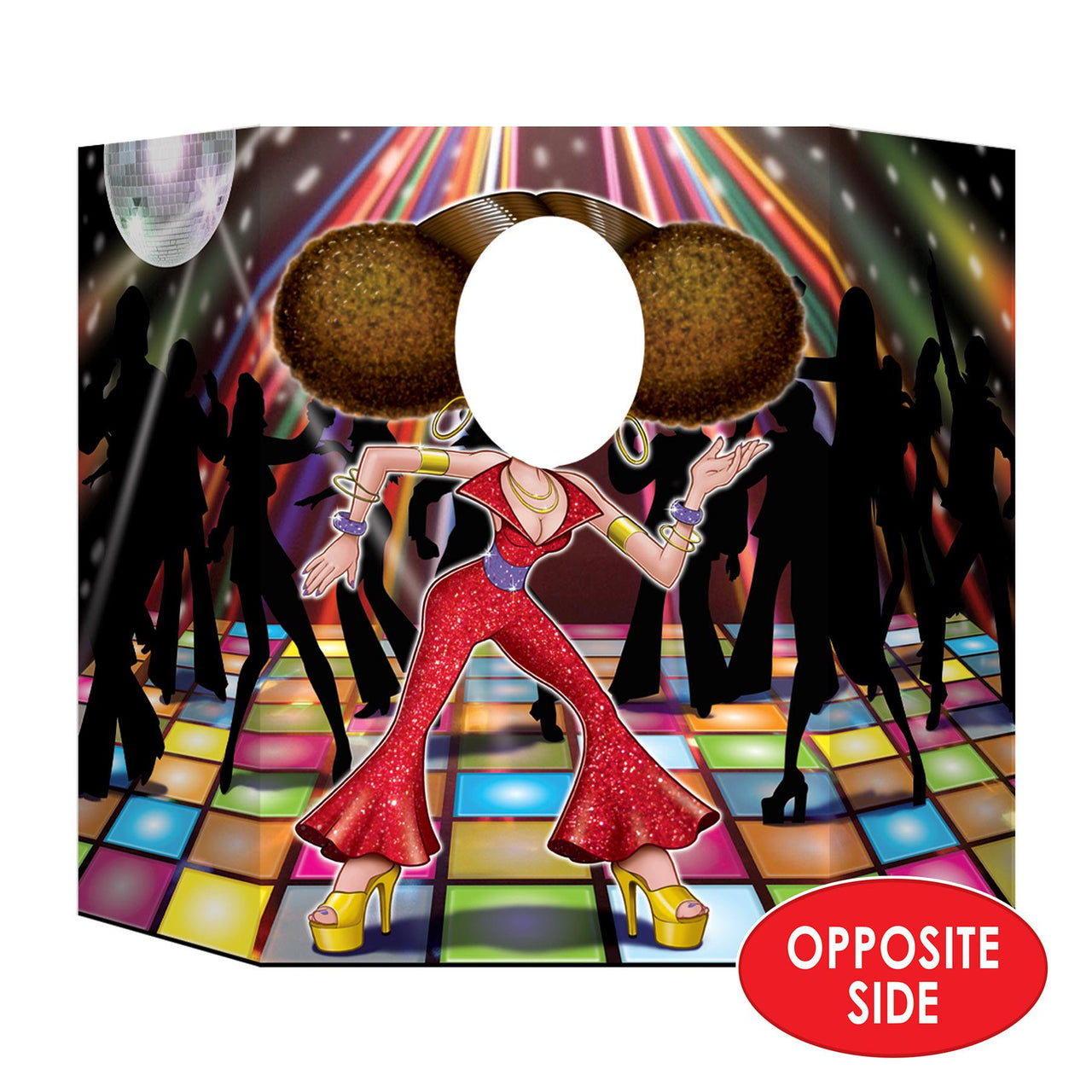 Disco Couple Photo Prop