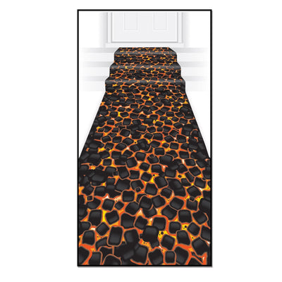 Luau Party Hot Coals Runner - Bulk/6 Runners