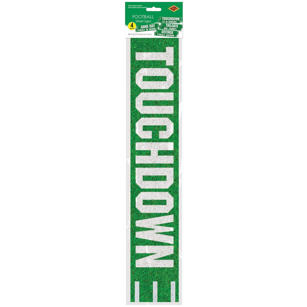 Bulk Football Street Sign Cutouts (Case of 48) by Beistle