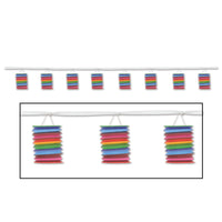 Fiesta Lantern Garland - Bulk 6 Pack