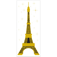 12 Pack Bulk Eiffel Tower All-Weather Door Cover French Decor