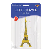 12 Pack Bulk Eiffel Tower All-Weather Door Cover French Decor - view 2