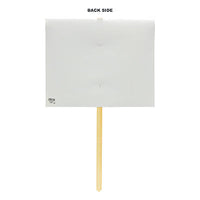6 Pack Bulk Party Blank Yard Sign
