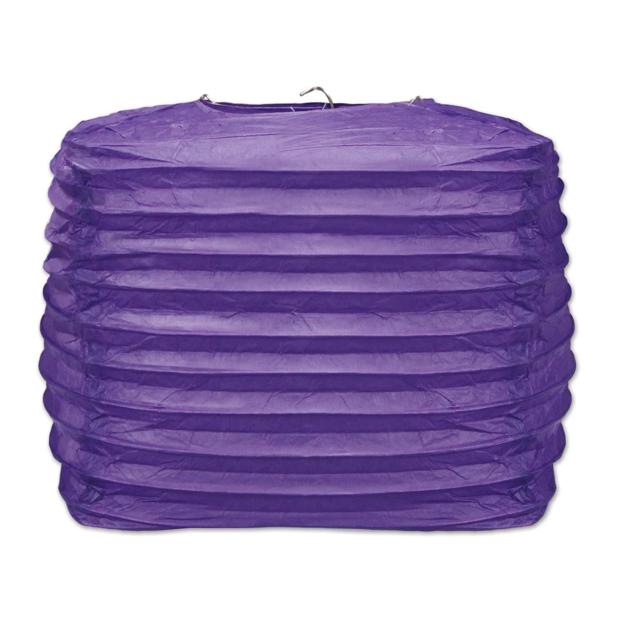 Purple Party Square Paper Lanterns - Bulk 24 Pack
