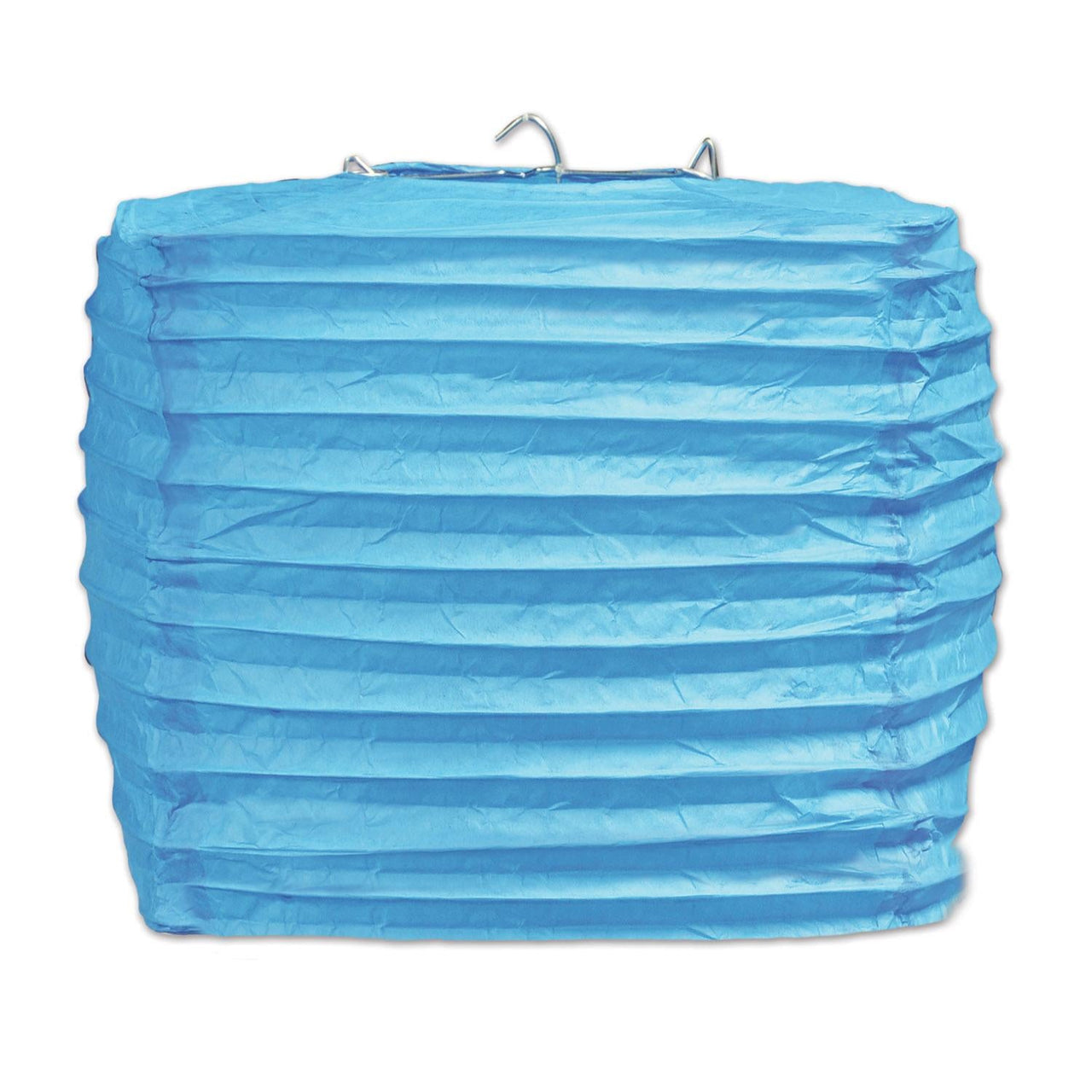 Turquoise Party Square Paper Lanterns - Bulk 24 Pack