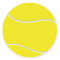Tennis Ball Party Cutout - Bulk 12 Pack