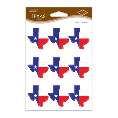 Texas Party Stickers - Bulk/24 Sticker Sheets