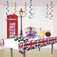 Union Jack Tablecover, party supplies, decorations, The Beistle Company, British, Bulk, Other Party Themes, Olympic Spirit - International Party Themes, British Themed Decorations 