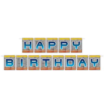 Birthday Space Party Streamer - Bulk 12 Pack