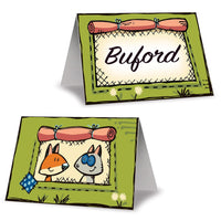 Woodland Friends Party Place Cards - Bulk/96 Placecards