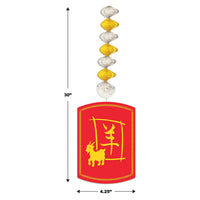 12 Pack Bulk Year of the Goat Danglers Chinese New Year Decorations