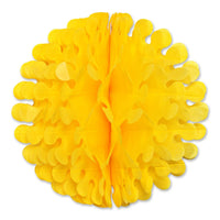 Tissue Flutter Party Ball - canary - Bulk/12 Flutter Balls